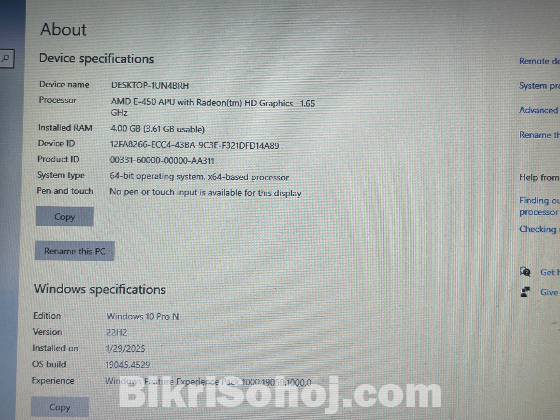 Dell Core i3, 100GB SSD, 256GB HDD, Windows 10 Pro